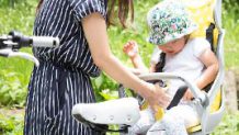 自転車に子供を乗せよう！チャイルドシートで安全に！