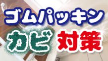 ゴムパッキンのカビの悩み解決！掃除と予防をしっかりと！